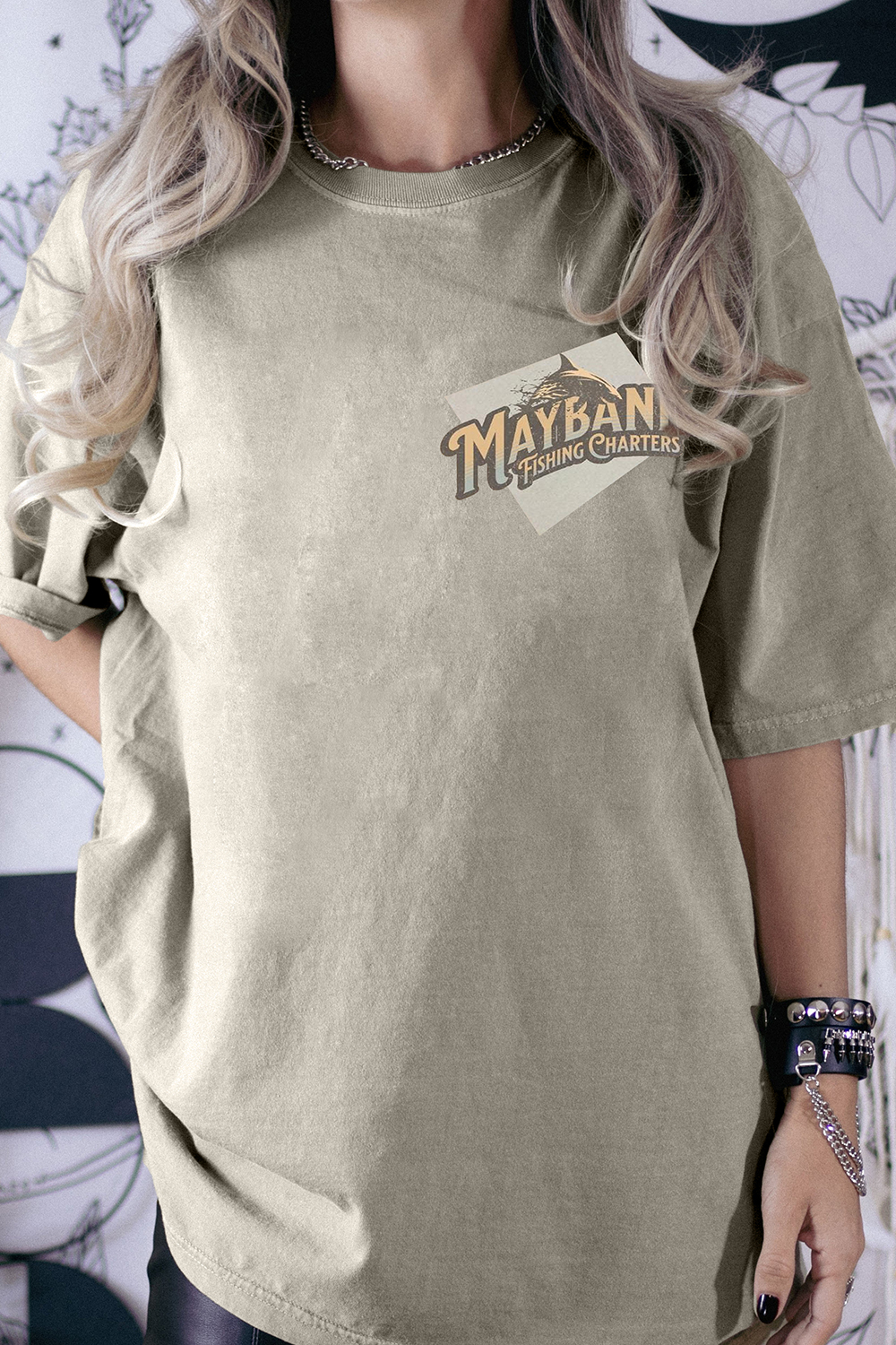 Maybank Fishing Charters JJ Fishing Tee For Women