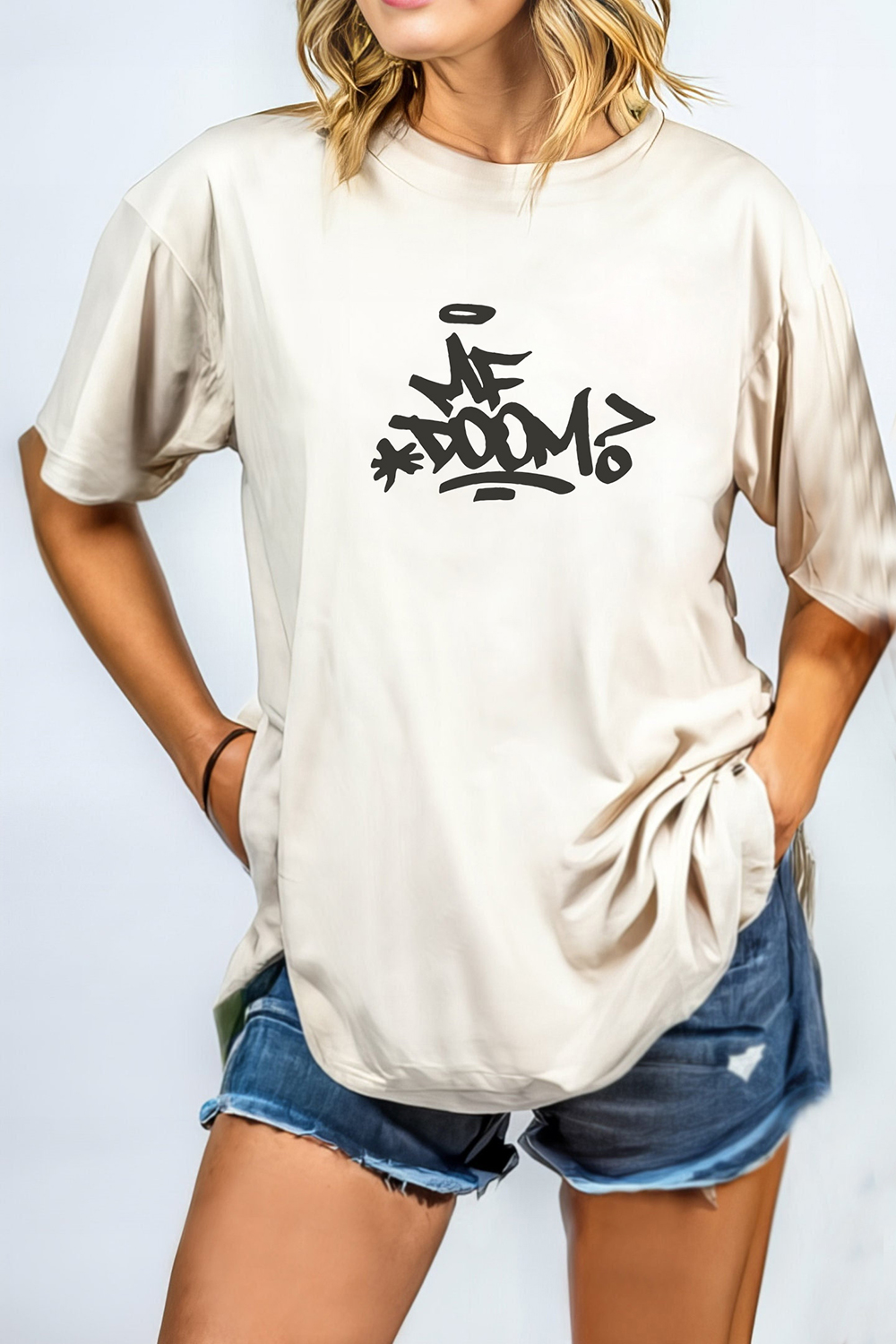 MF Doom Madvillain Metal Face Tee For Women