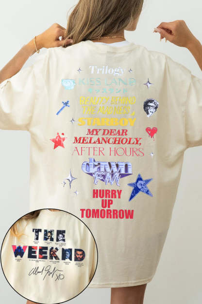 The Weeknd Album Hurry Up Tomorrow Tee For Women