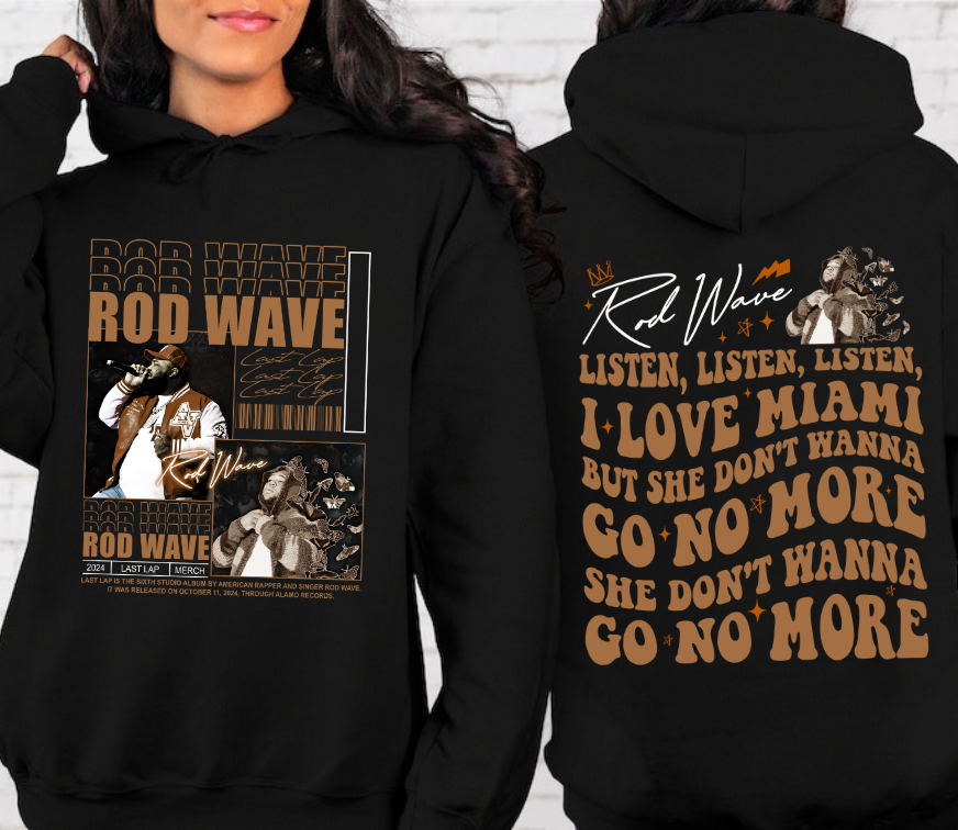 Rod Wave Last Lap Tour Hoodies
