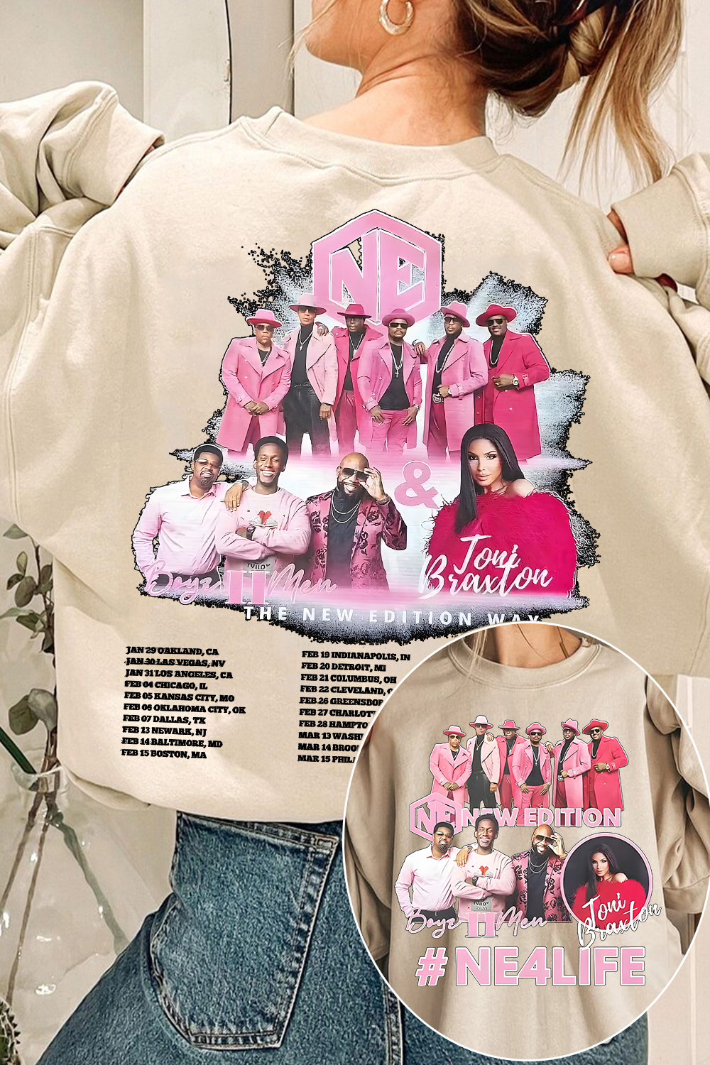 New Edition 2026 Tour Sweatshirt