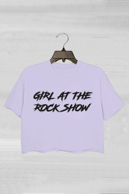 Blink-182 Girl at the Rock Show Crop Tee For Women