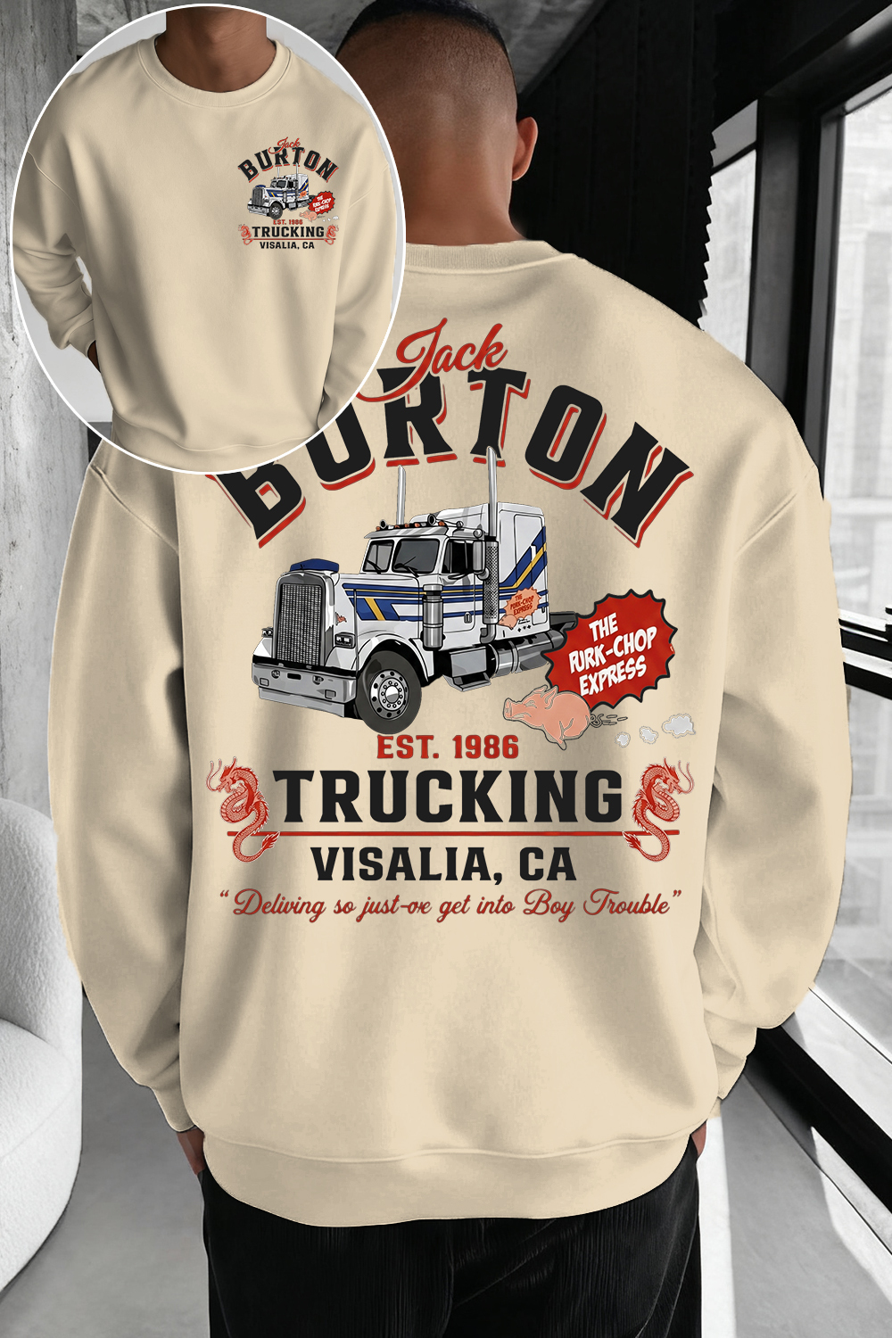 🚛 Jack Burton Fans Sweatshirt