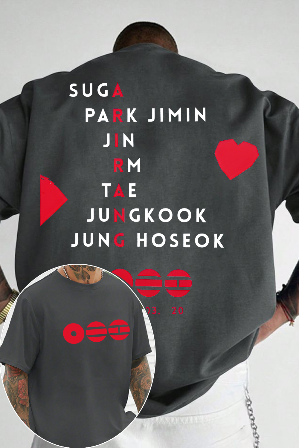 BTS Army Arirang Tee For Men