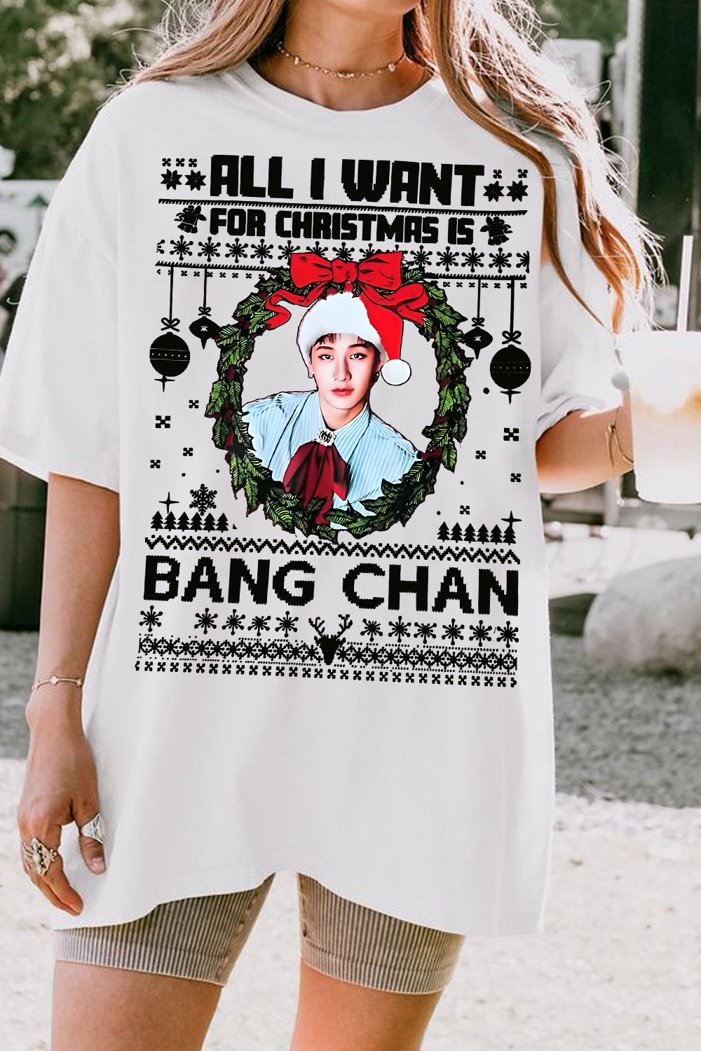 Bang Chan Christmas Women Shirt