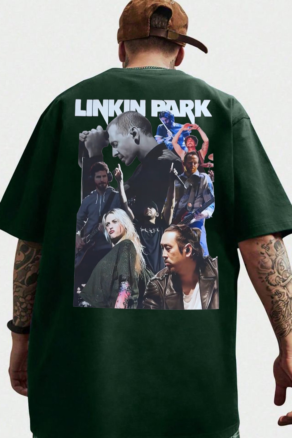 linkinpark back print t-shirt