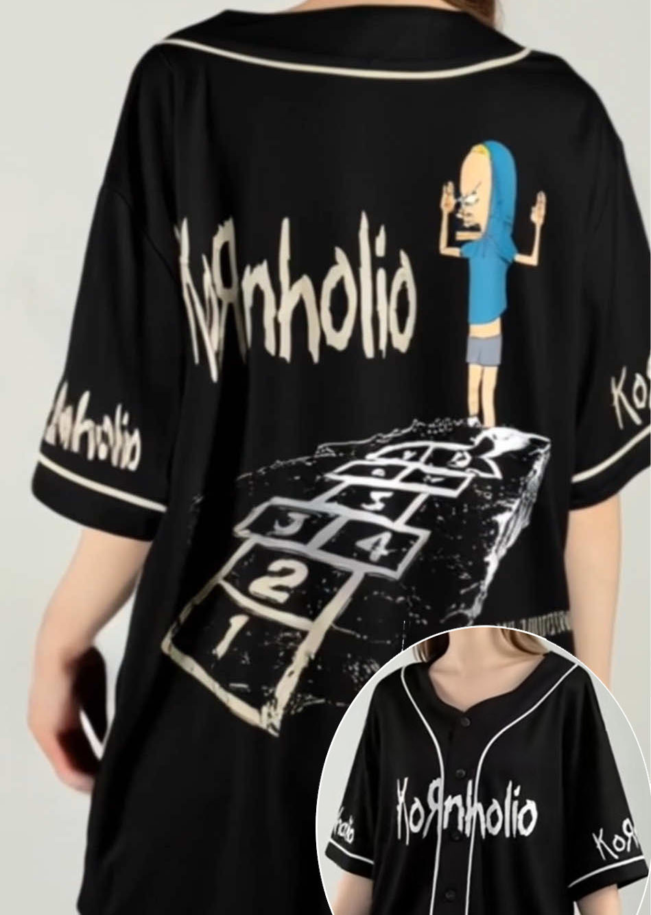 Kornholio Beavis Baseball Uniform
