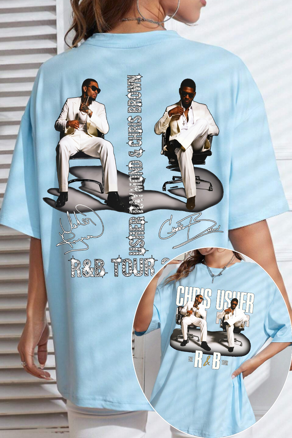 CB & Usher Concert Women Shirt