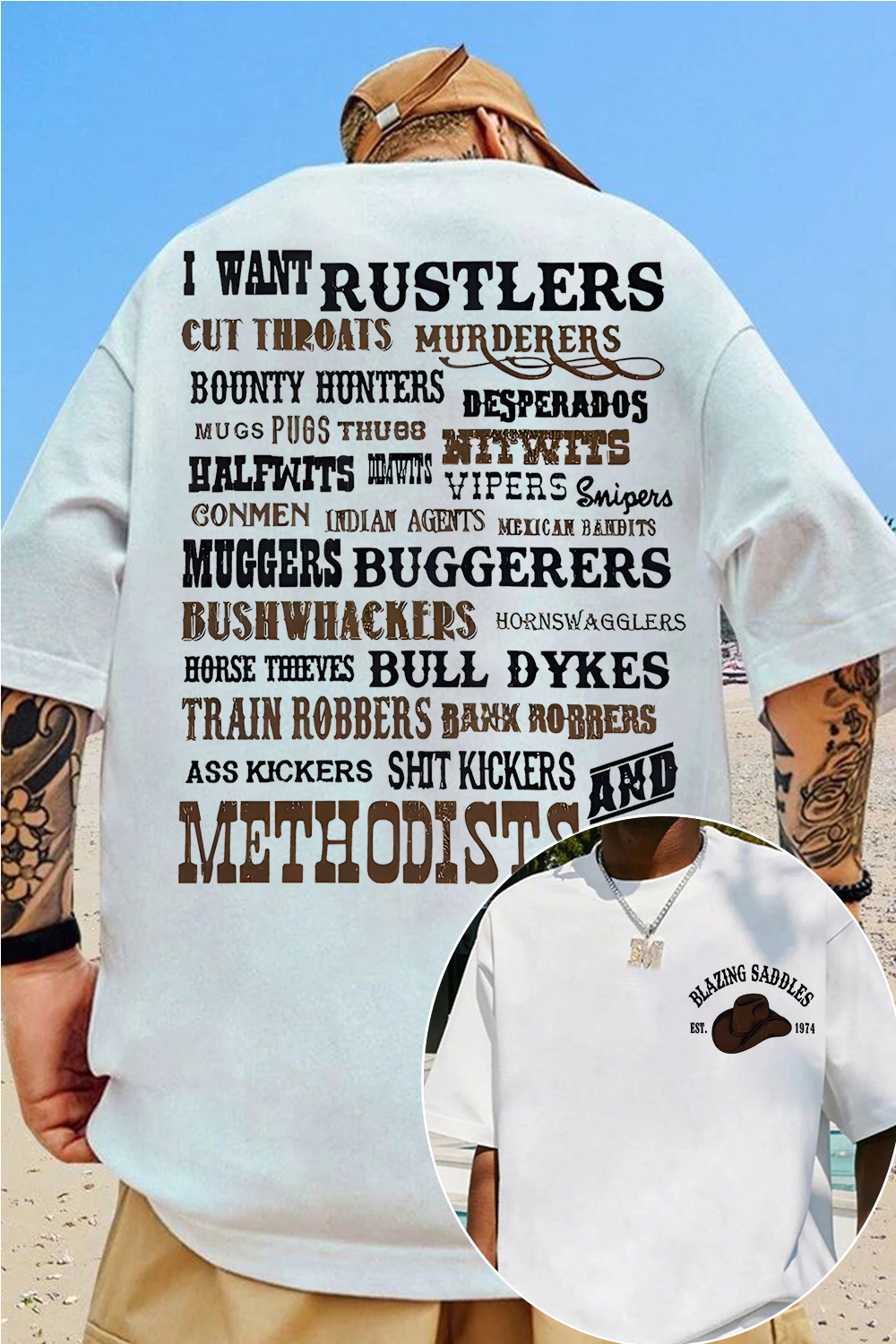 Blazingsaddles-1974 tee