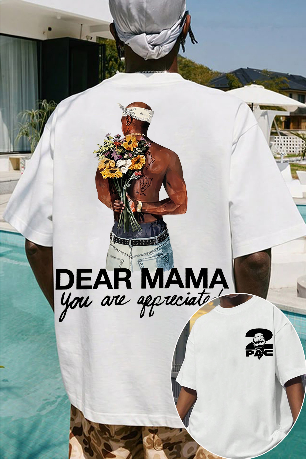2pac Two-Sided Tee