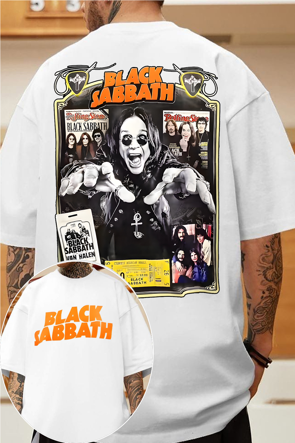 Blacksabbath Ozzyosbourne tee