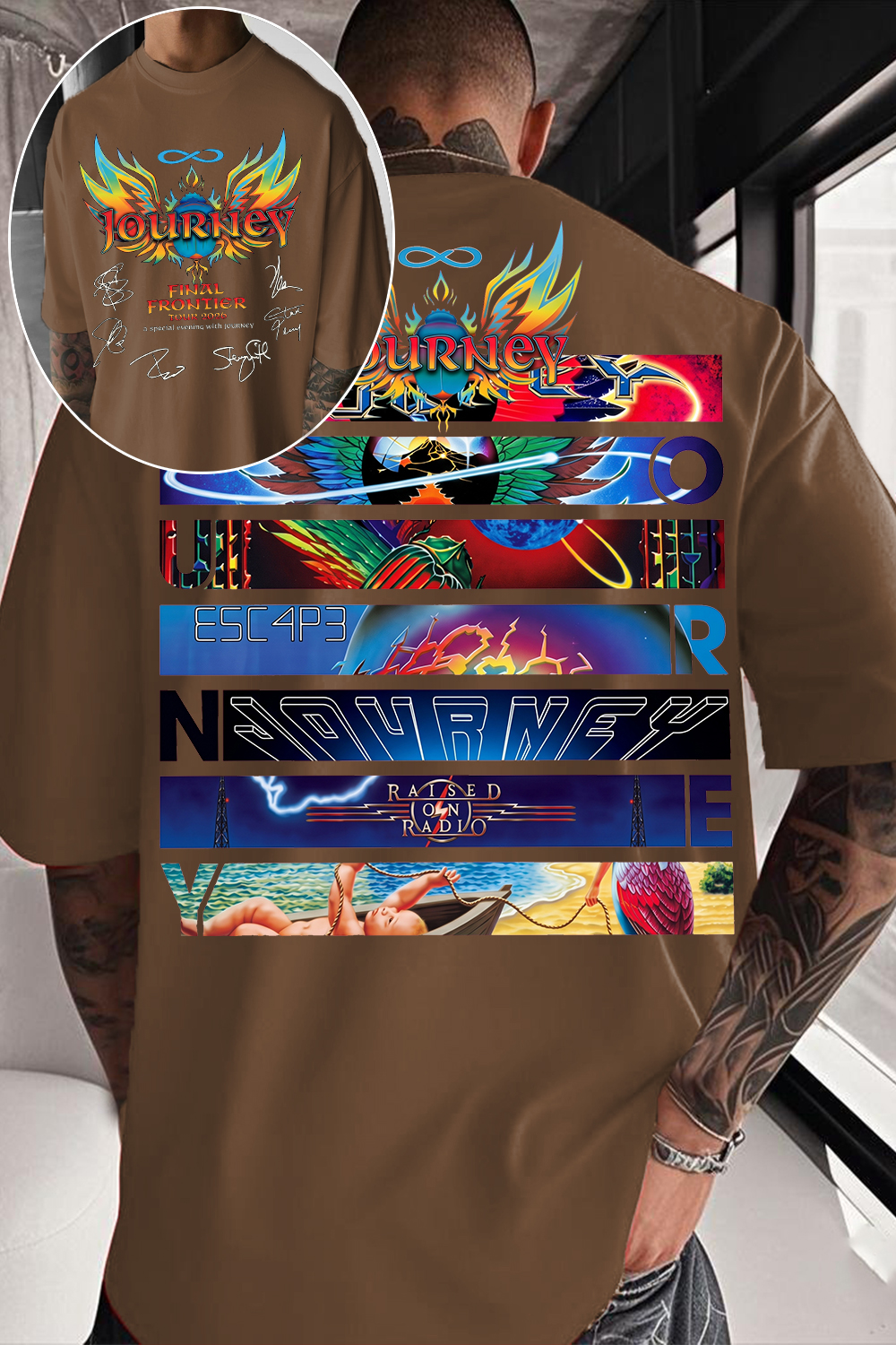 Journey Band Fan Tee