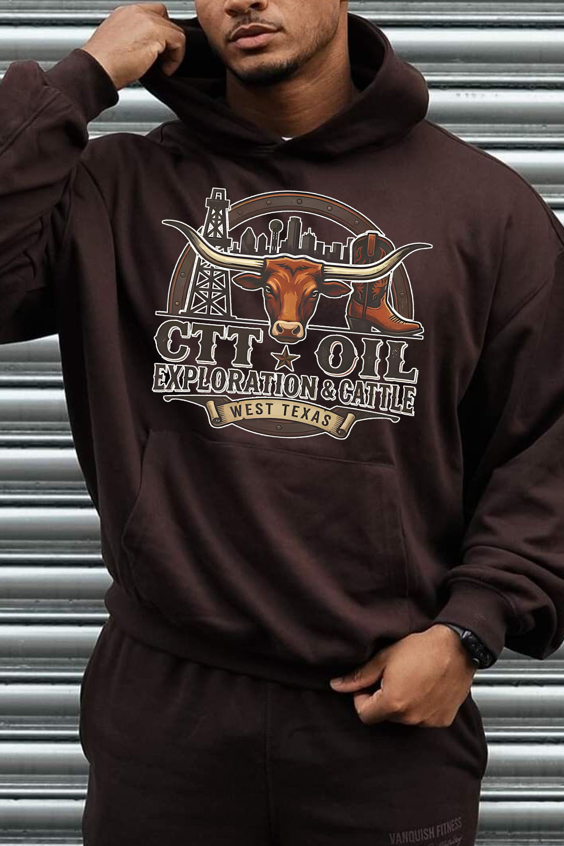 CTT Oil Exploration Cattle Hoodie