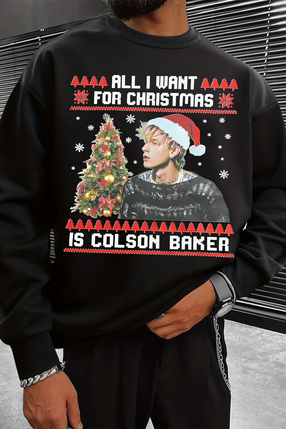 Christmas MGK Sweatshirt For Men