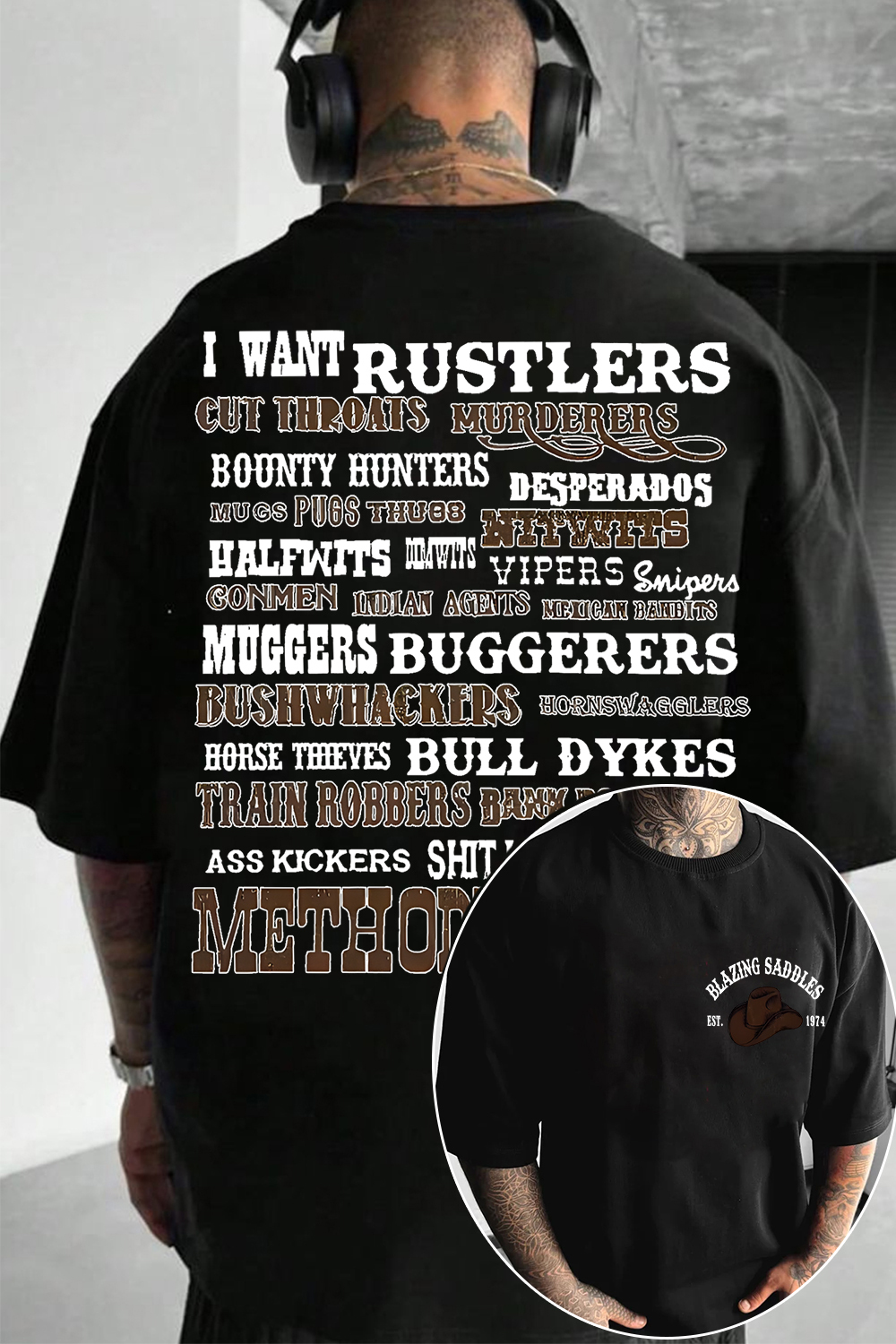 Blazingsaddles-1974 tee