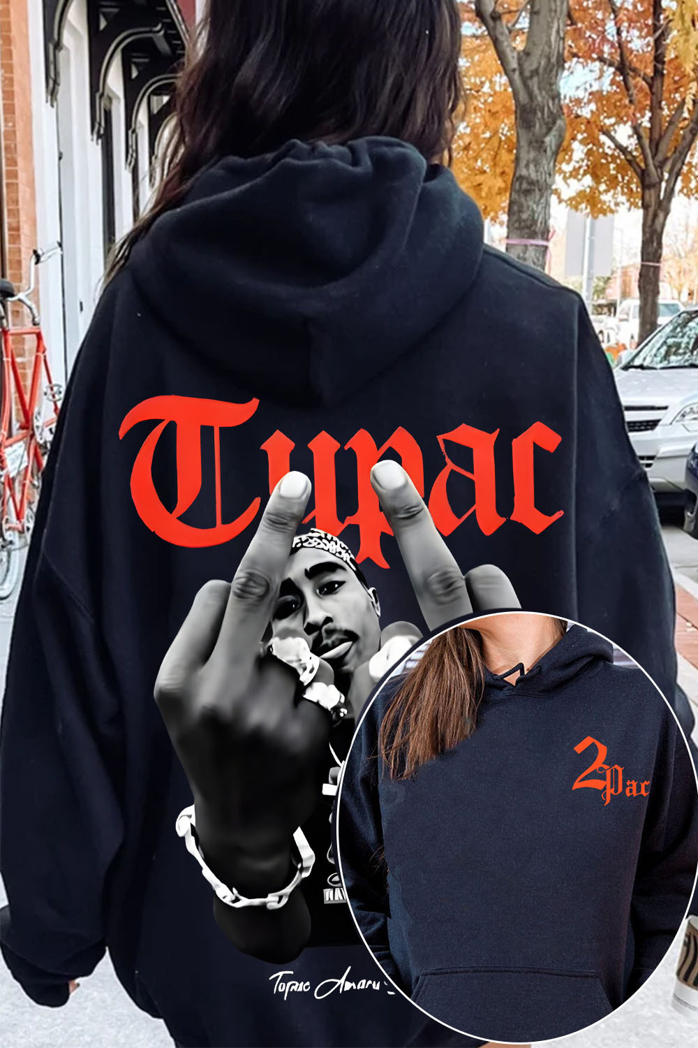 2Pac Hoodie For Women