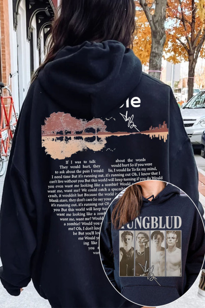 YungBlud Zombie Lyrics Hoodie❤️