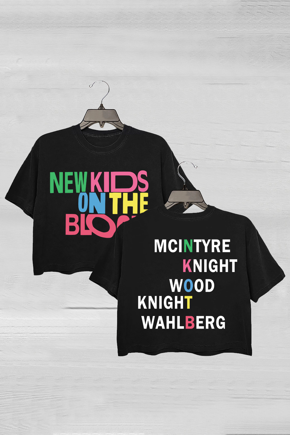 NKOTB Vintage New Kids On The Block Crop Tee For Women