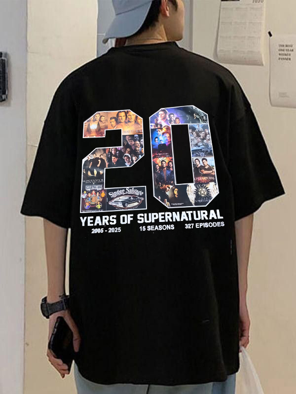 20 years of supernatural T-shirt