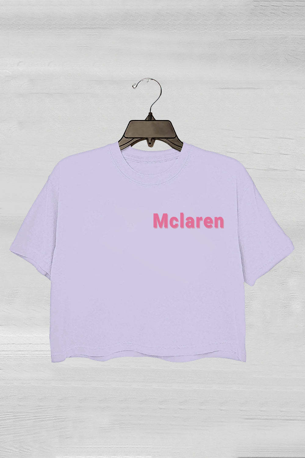 Lando Norris and Oscar Piastri Mclaren Funny Crop Tee For Women