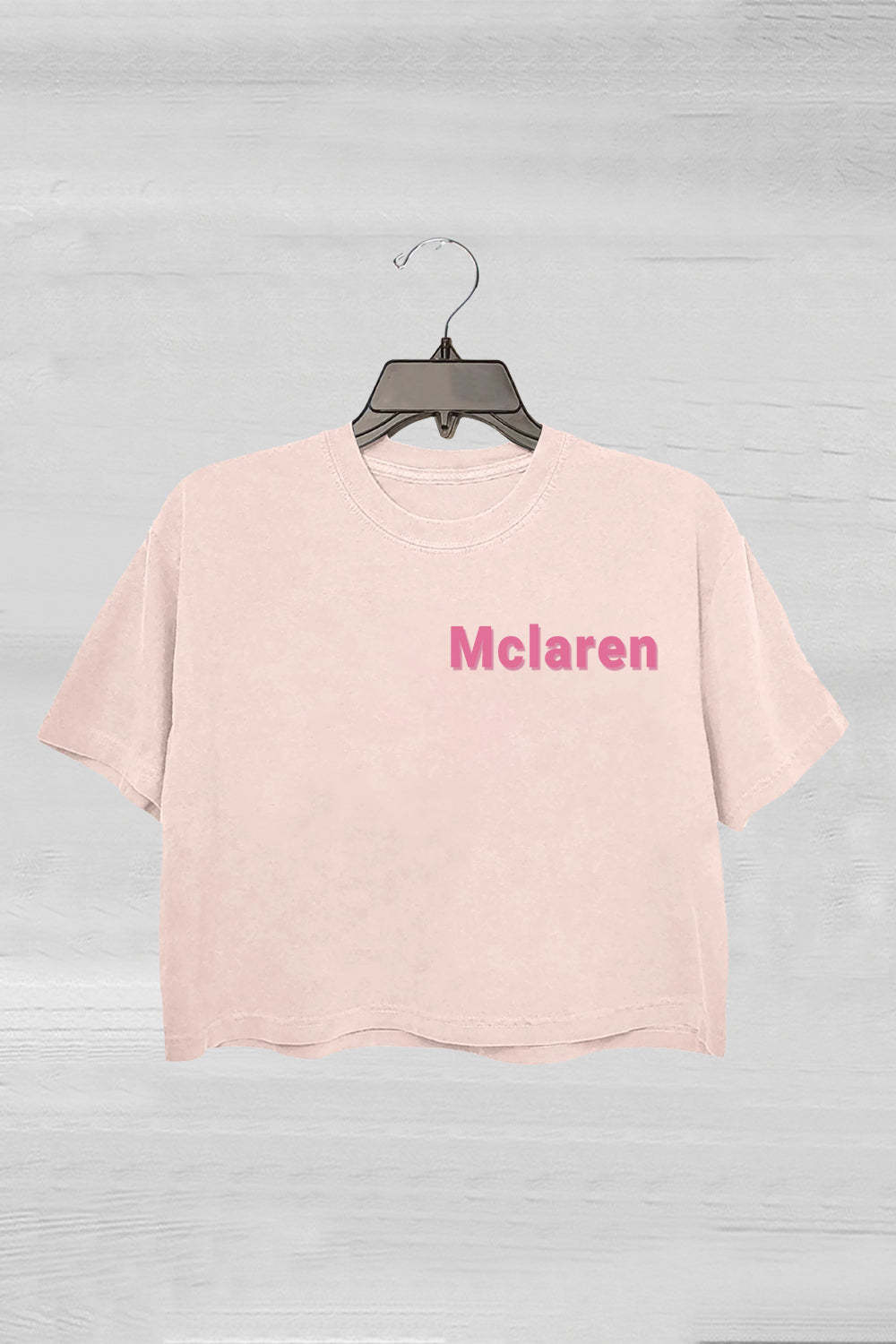 Lando Norris and Oscar Piastri Mclaren Funny Crop Tee For Women