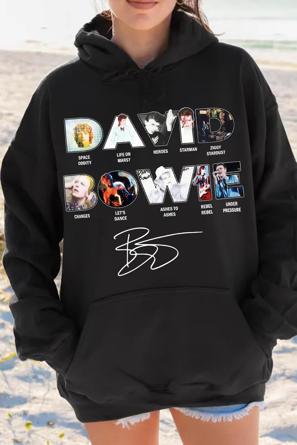 David Bowie Women's Hoodie