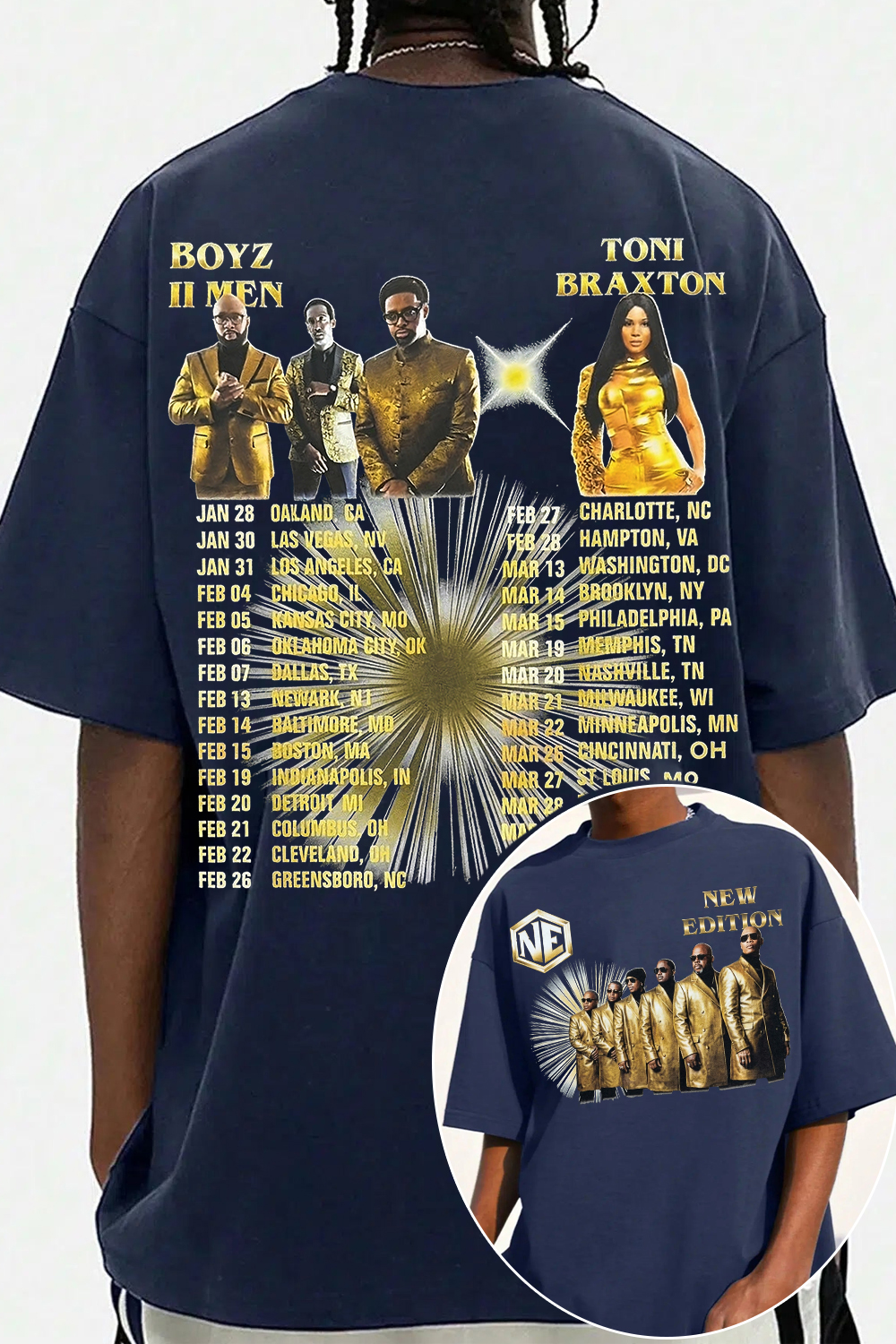 New Edition Way Tour 2026 Tee