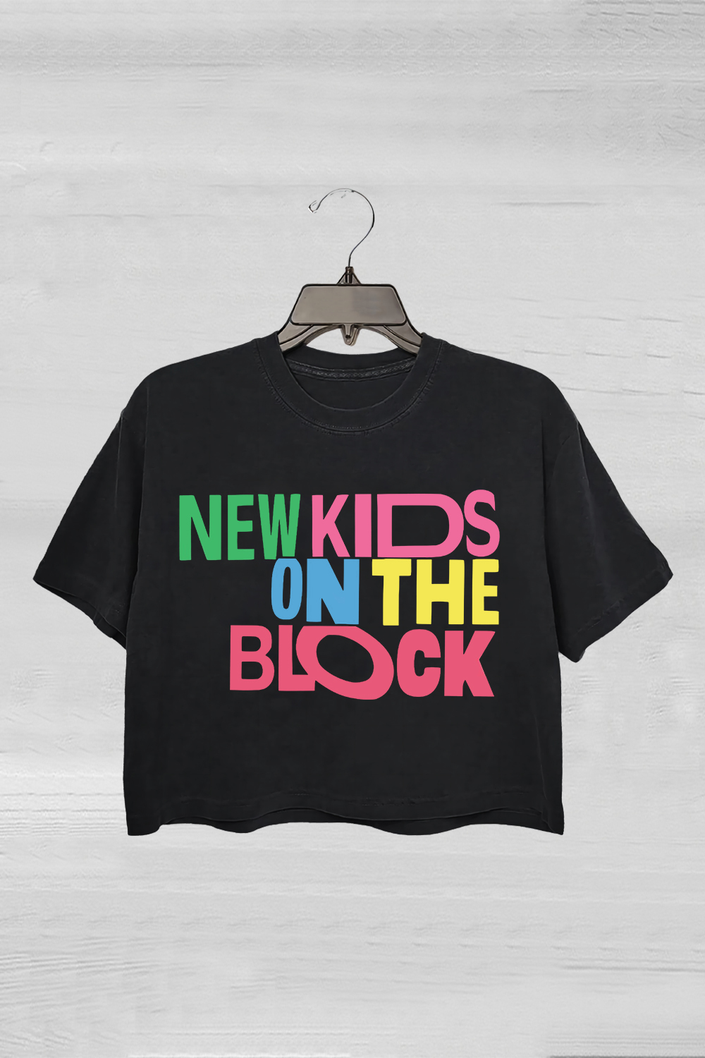 NKOTB Vintage New Kids On The Block Crop Tee For Women