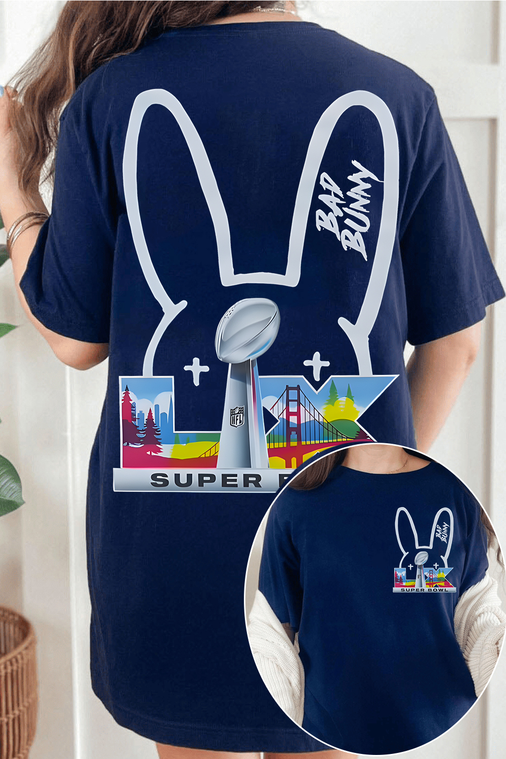 Superbowl 2026 Bad Bunny 🐰 Fan Women's Shirt