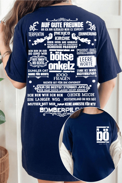 Böhse Onkelz 2-Sided Printed T-Shirt