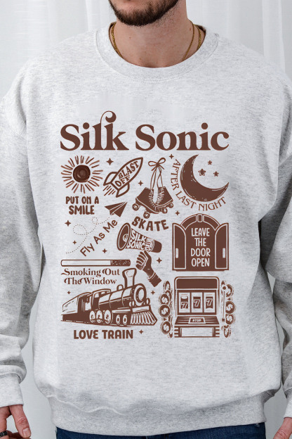 Bruno Mars An Evening with Silk Sonic Album Men Sweatshirt