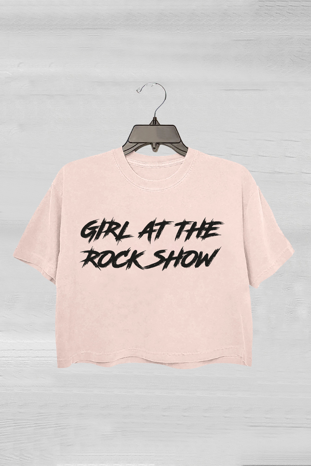 Blink-182 Girl at the Rock Show Crop Tee For Women