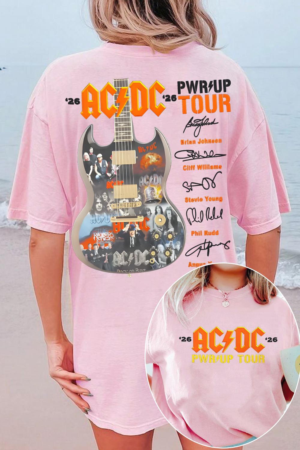 AC/DC 2026 Tour Women's Tee