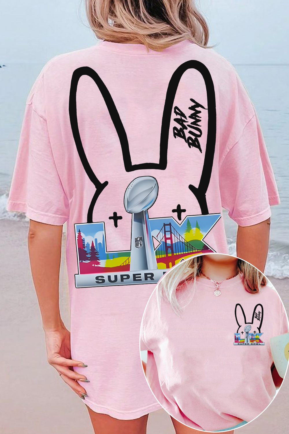 Superbowl 2026 Bad Bunny 🐰 Fan Women's Shirt