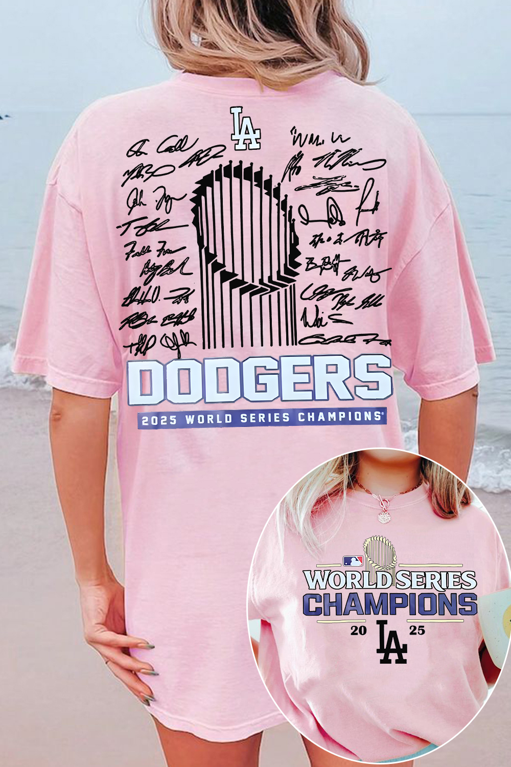 Dodgers 2025 World Series Champions Women Shirt