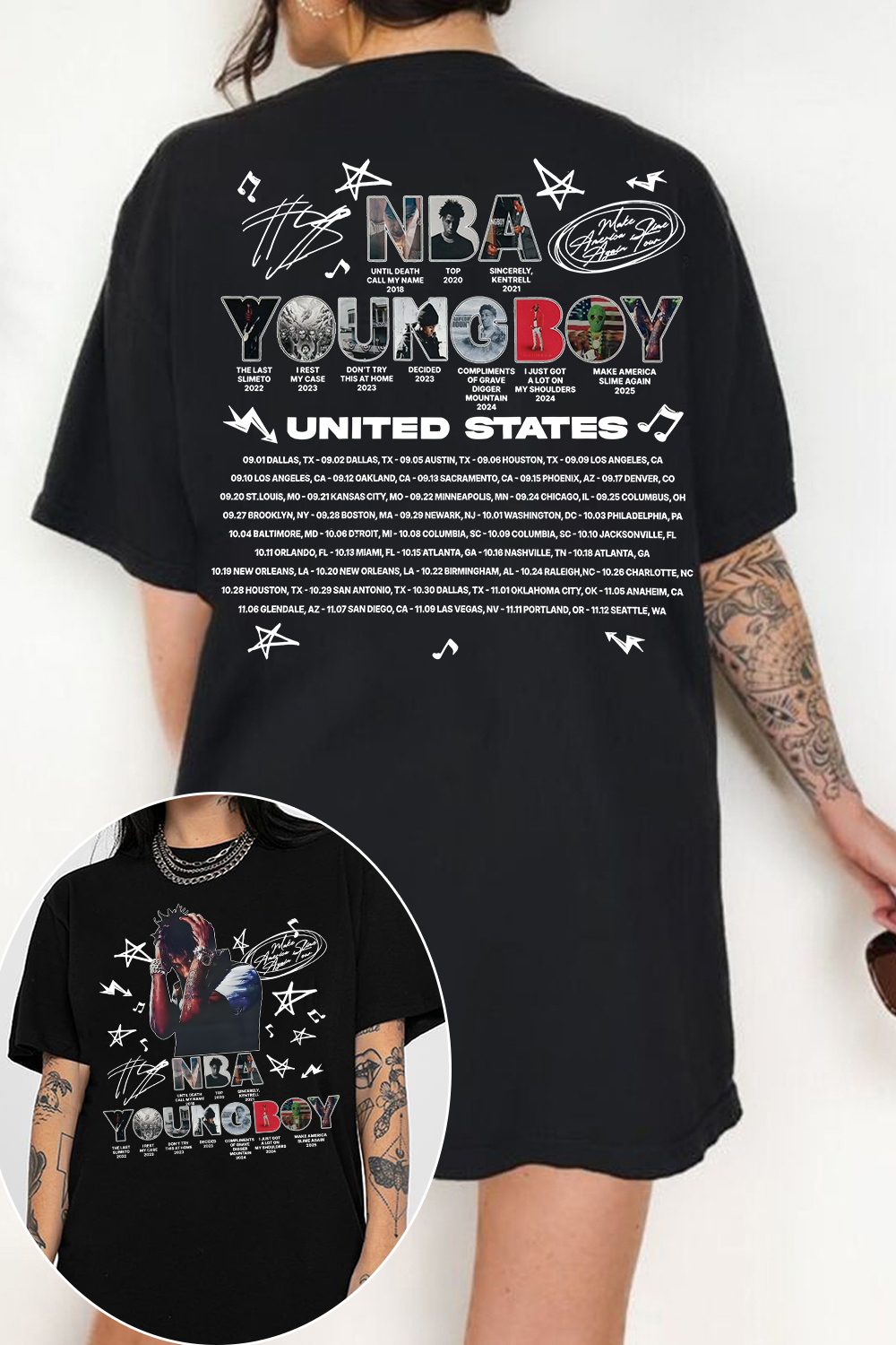 nbayoungboy cool shirt