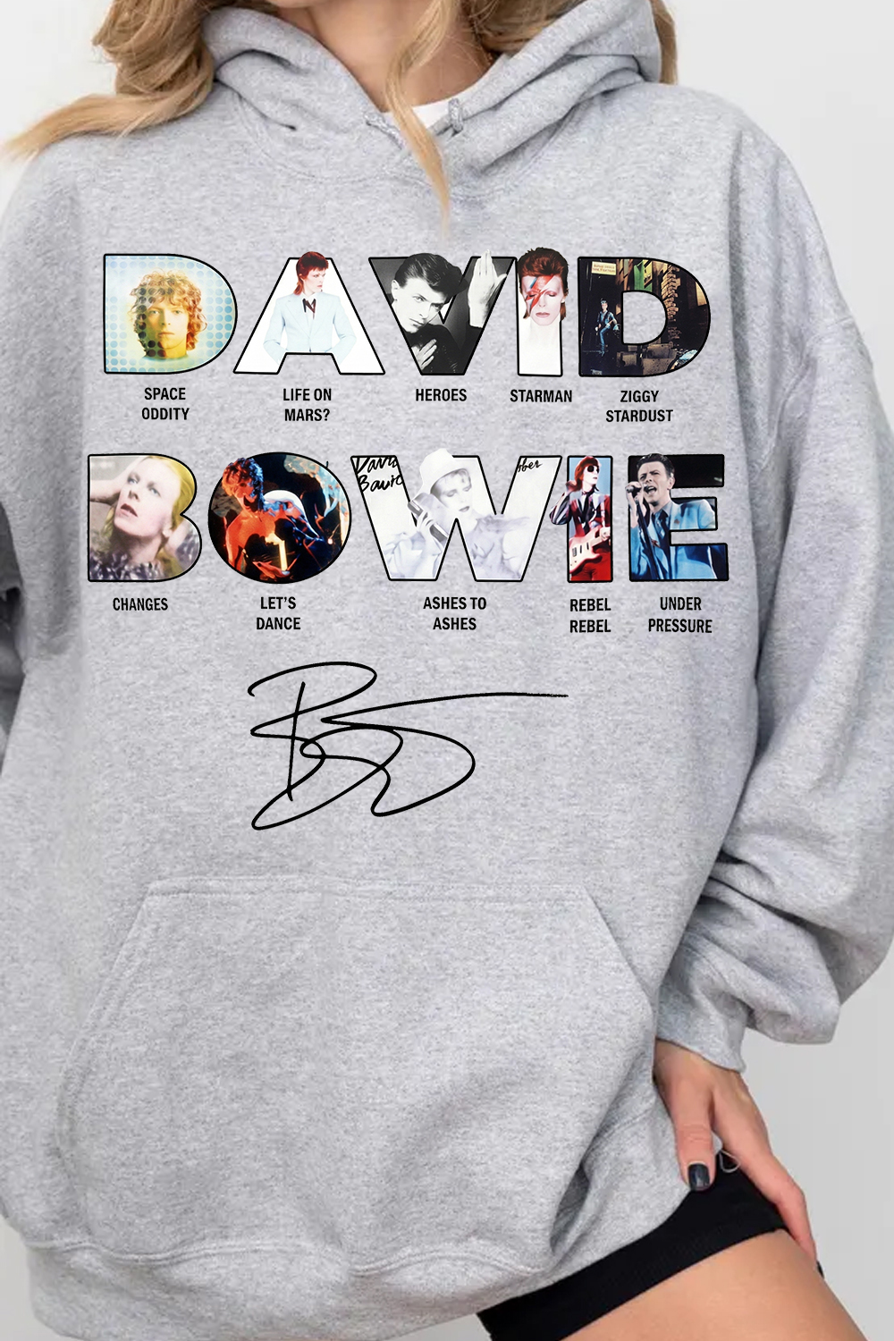 David Bowie Women's Hoodie