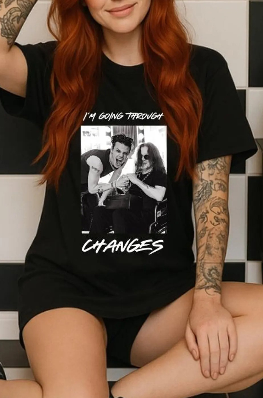 Ozzy & Yungblug Going Through Changes Comfort Color Tshirt