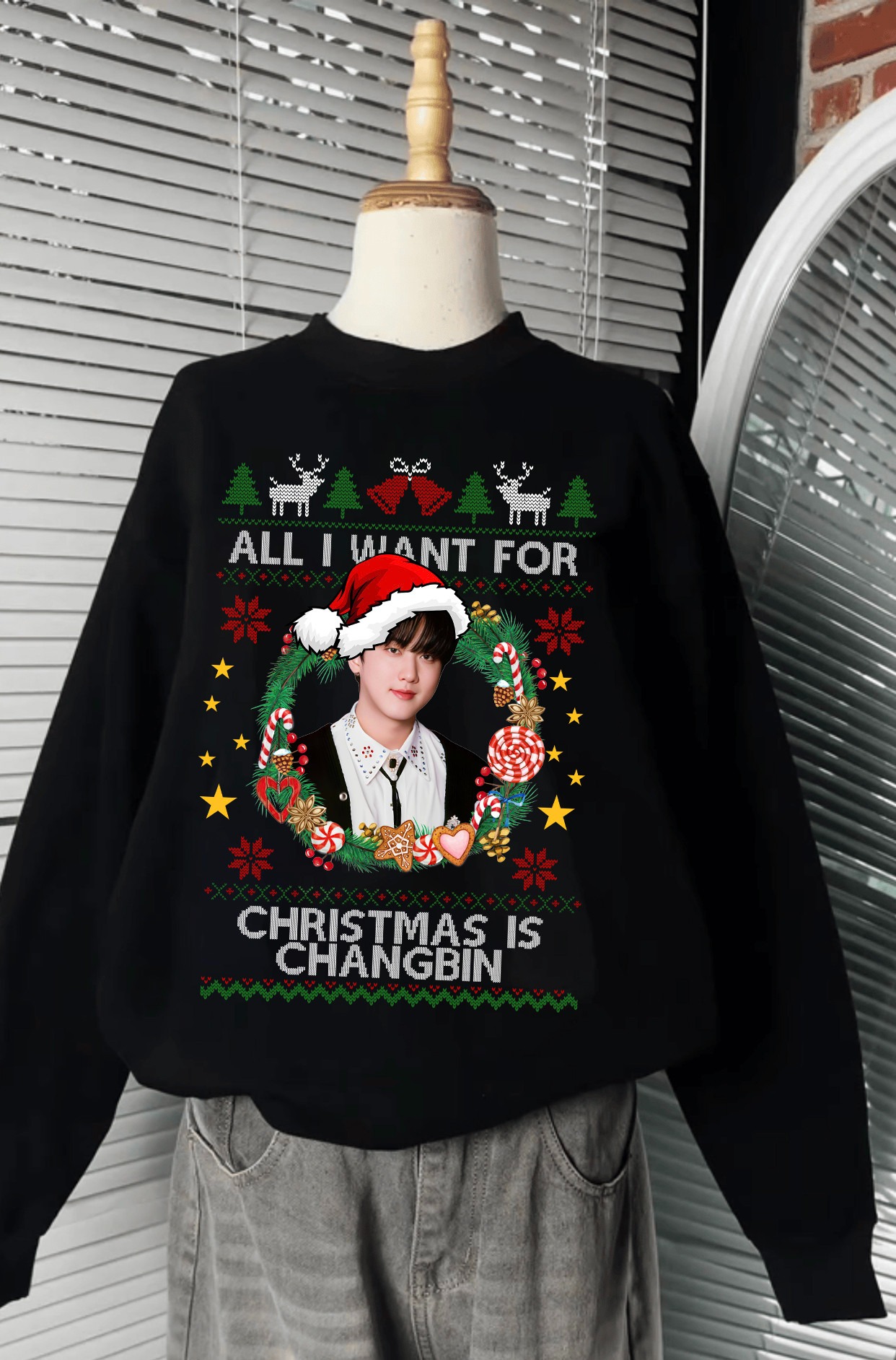 CHANGBIN Christmas sweatshirt