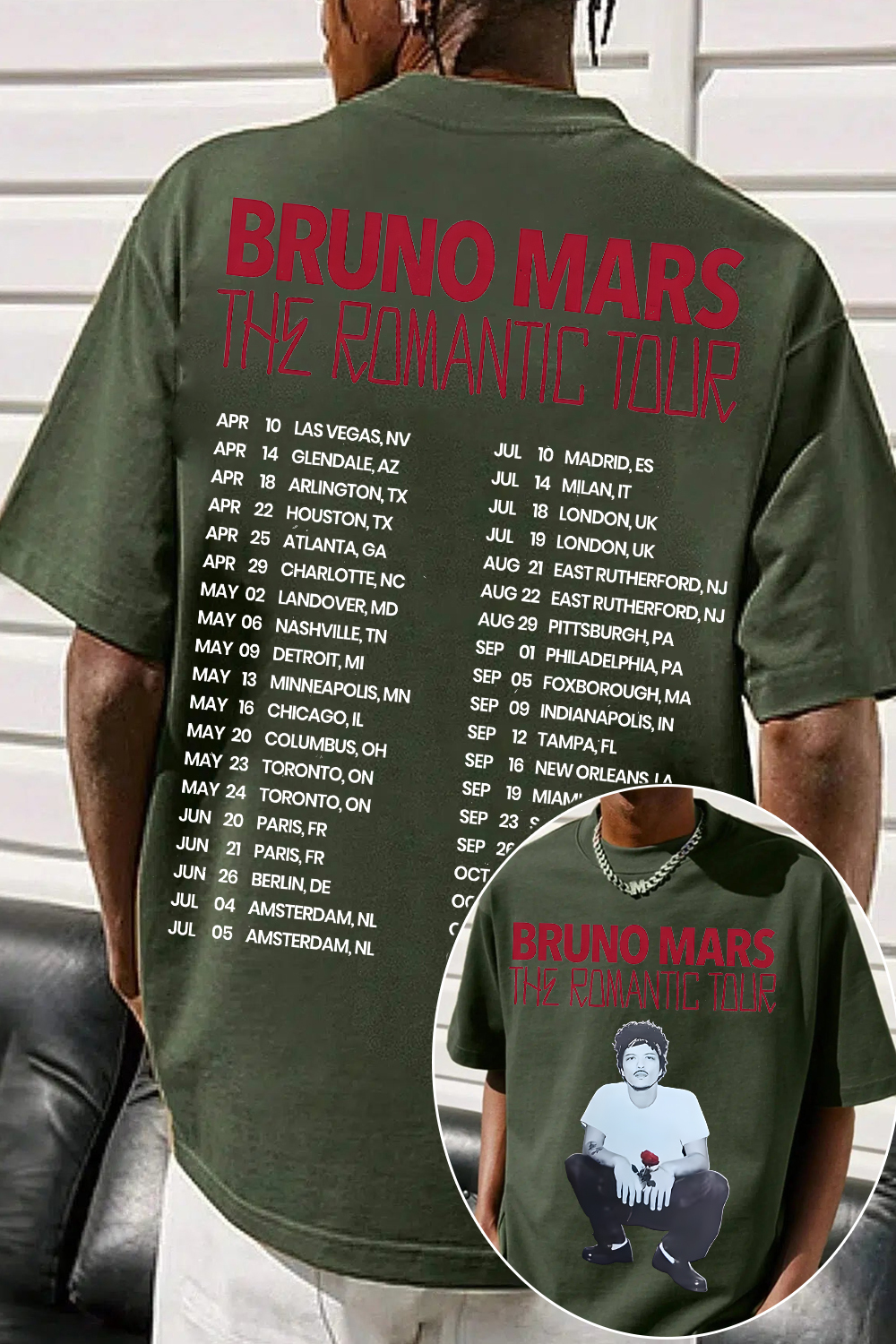 Bruno Mars Concert 2026 Tee