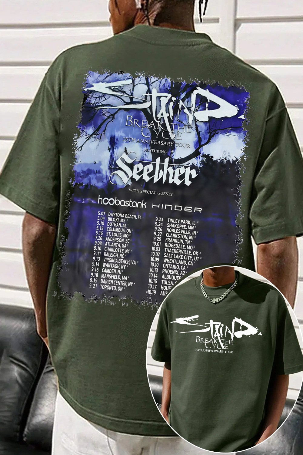 Staind Band Aaron Lewis Tee