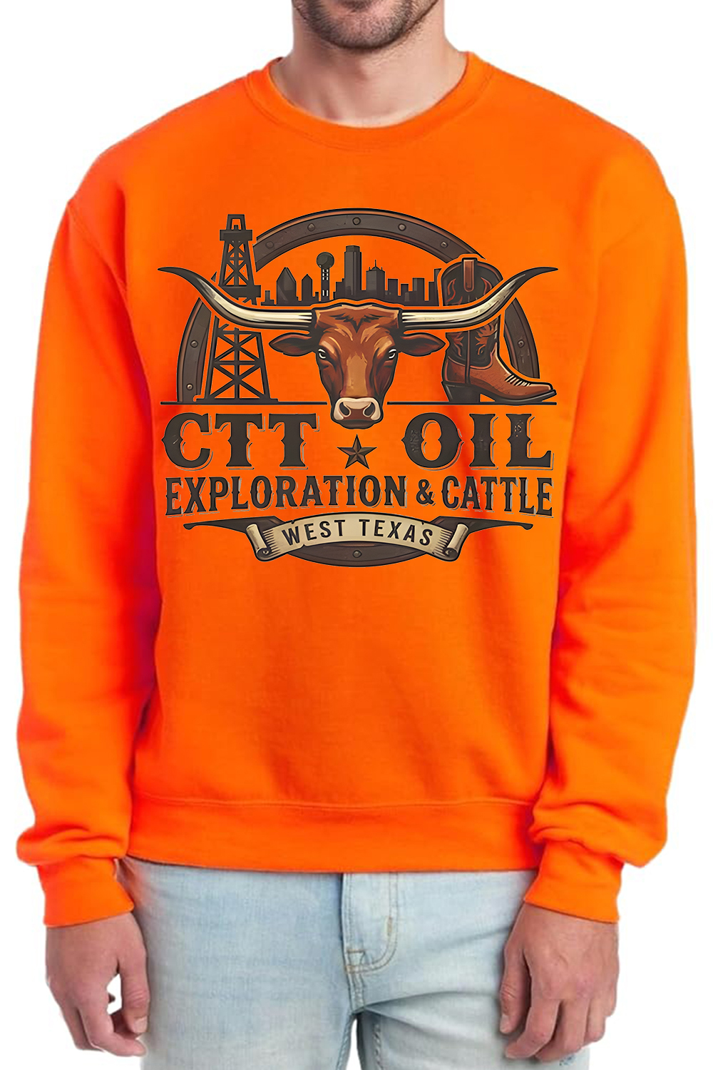 CTT Oil Exploration Cattle Sweatshirt