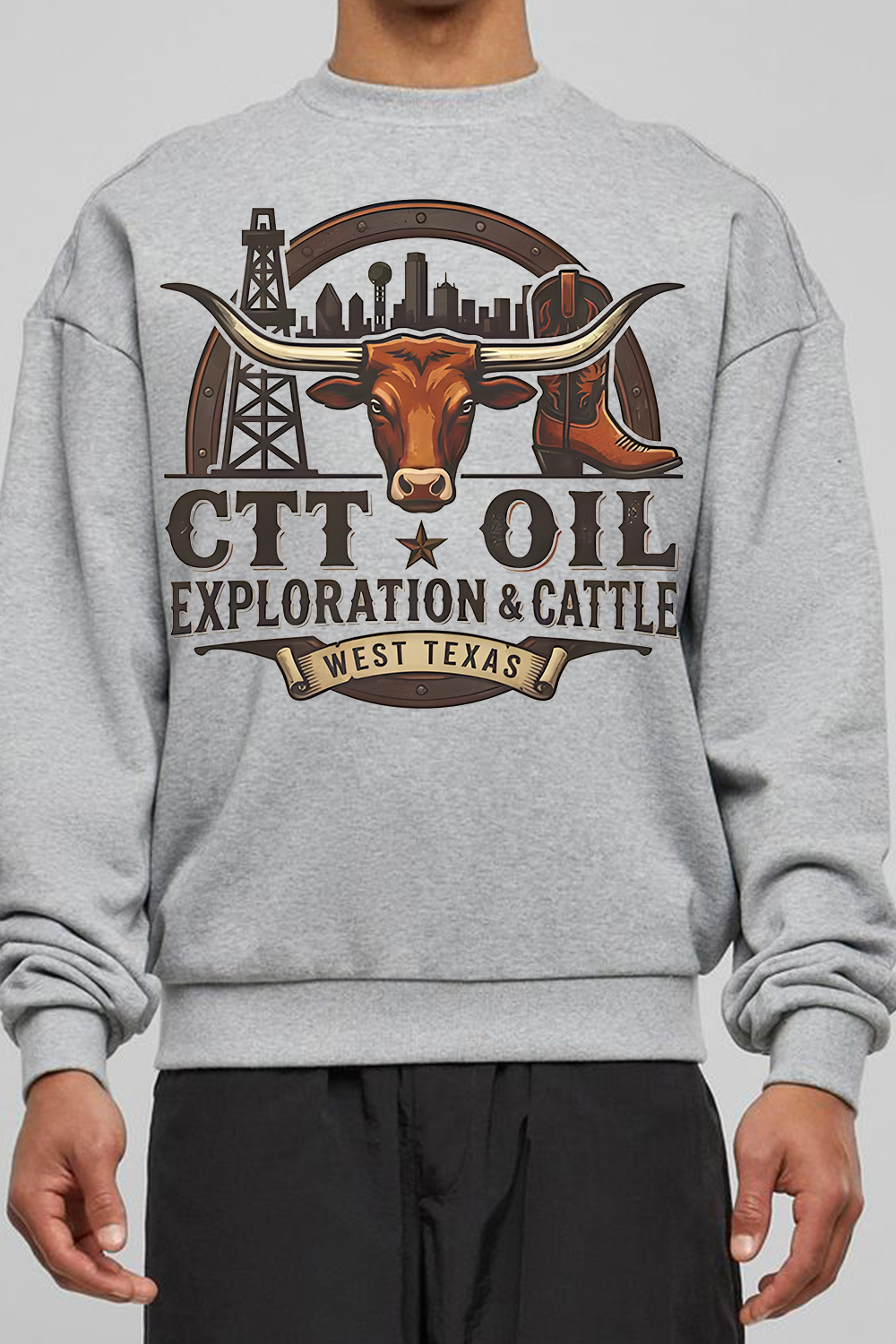 CTT Oil Exploration Cattle Sweatshirt
