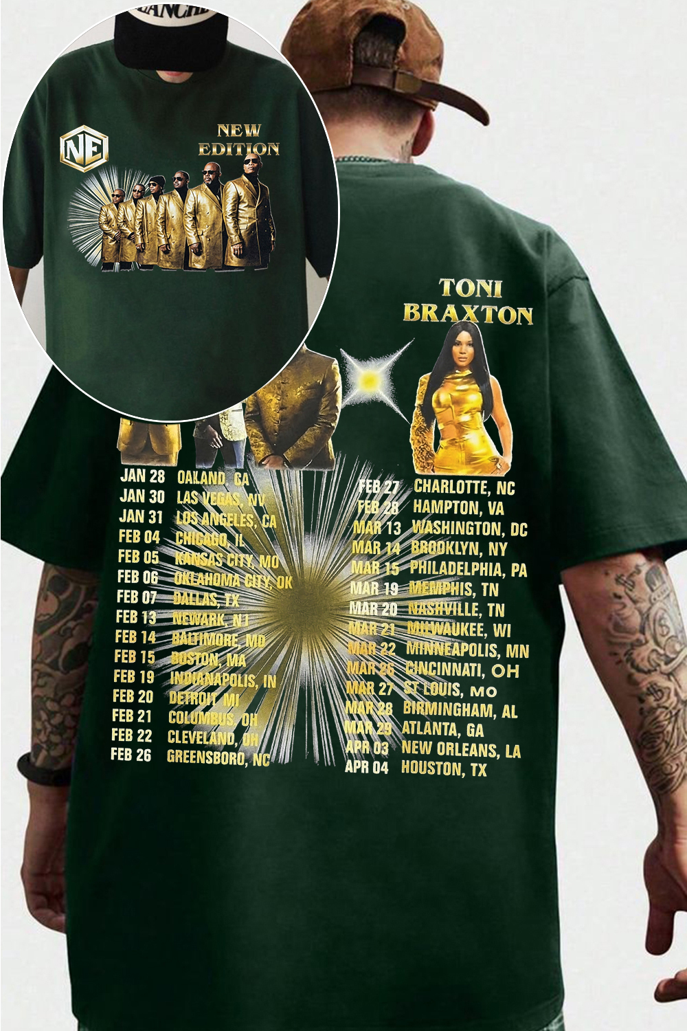 New Edition Way Tour 2026 Tee