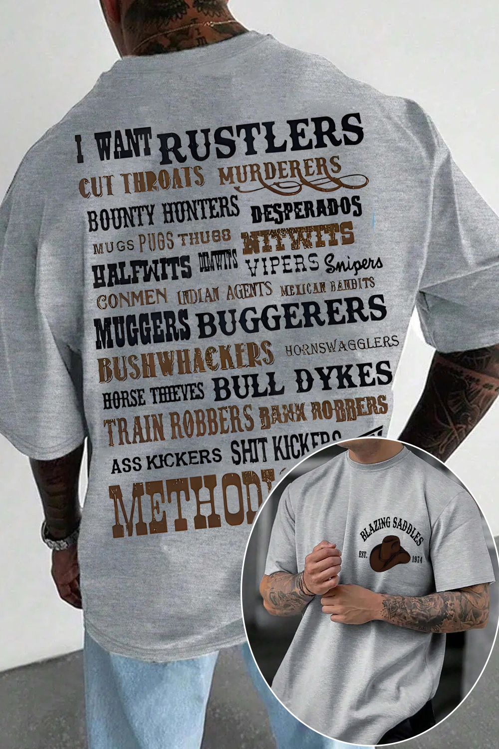 Blazingsaddles-1974 tee