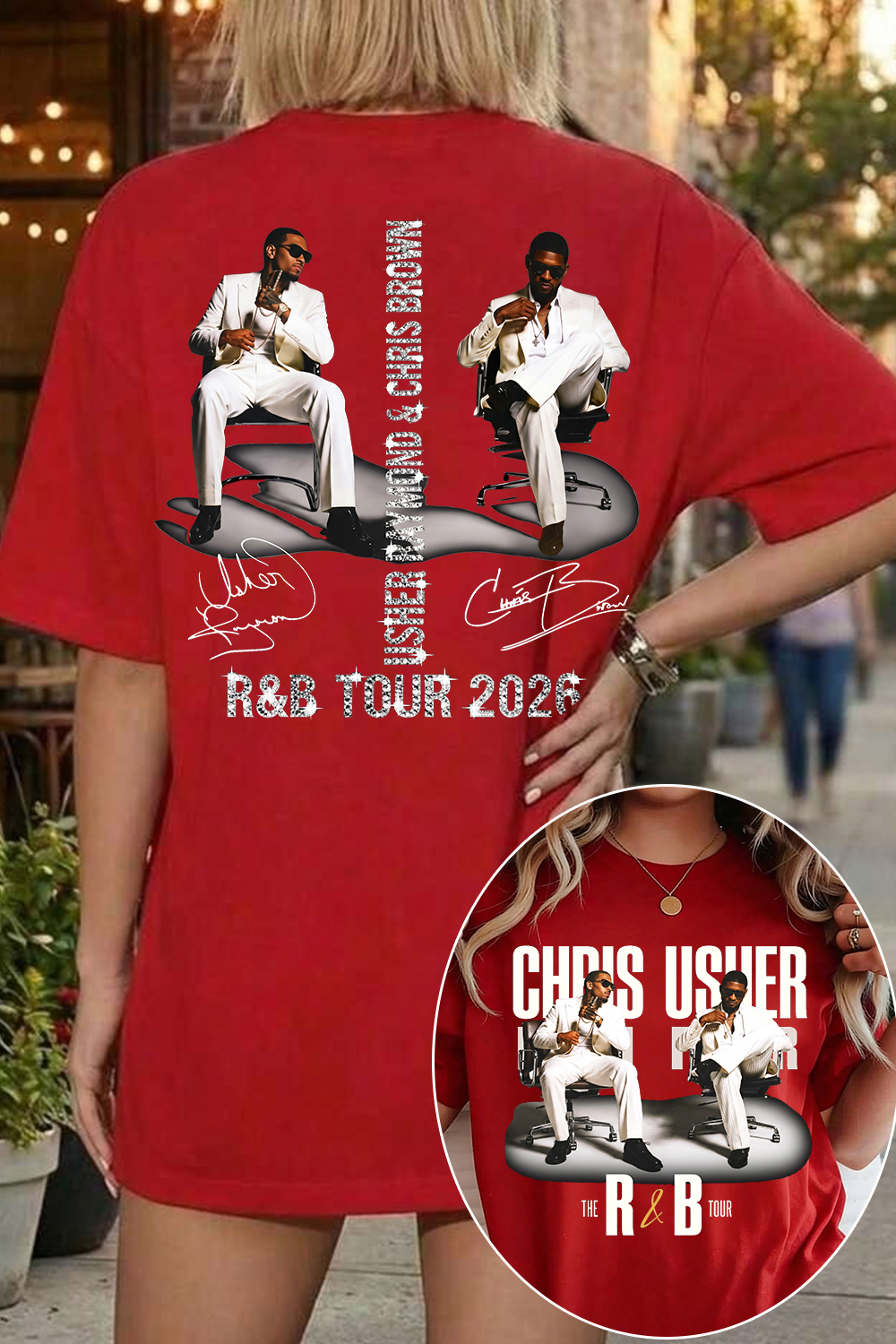 CB & Usher Concert Women Shirt