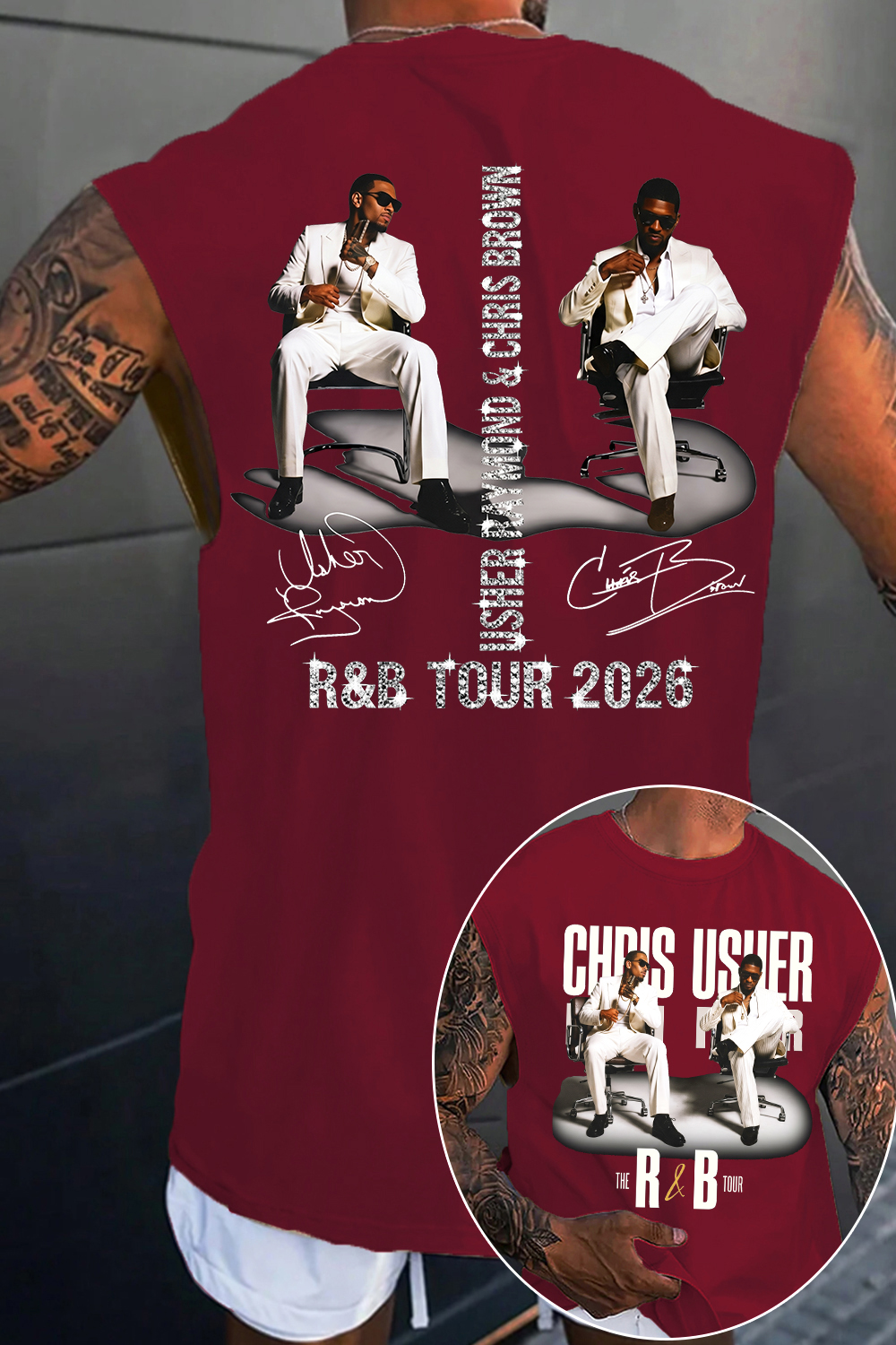 CB & Usher Concert Tank