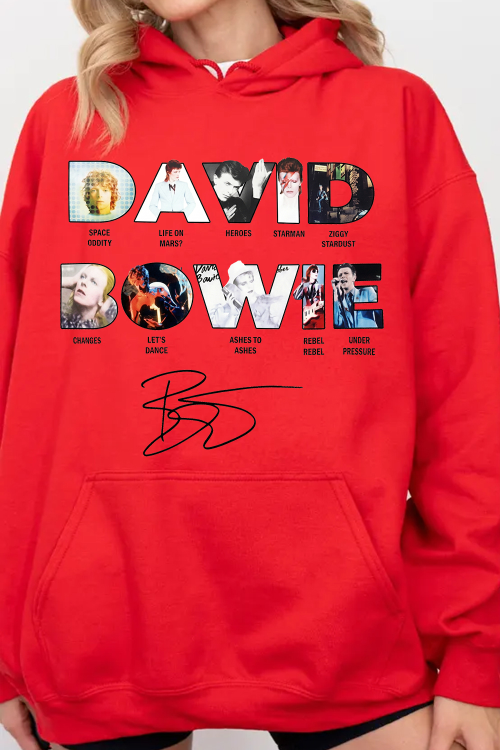 David Bowie Women's Hoodie