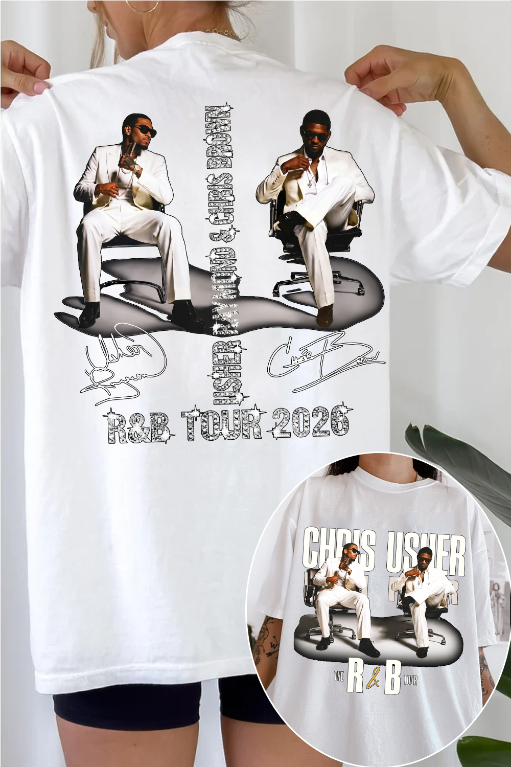 CB & Usher Concert Women Shirt