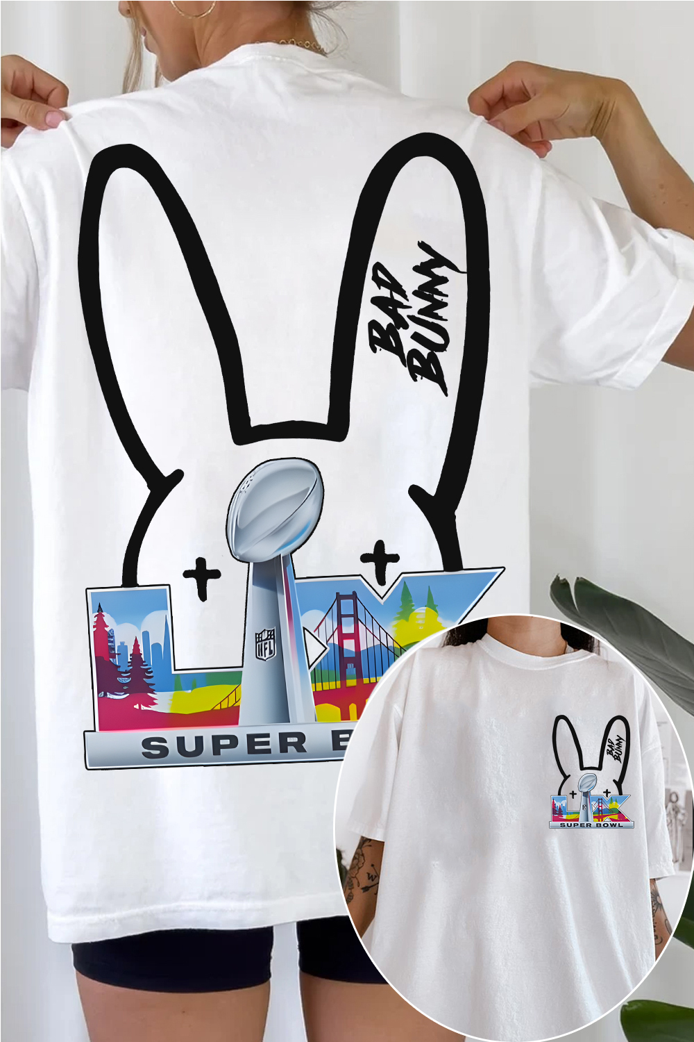 Superbowl 2026 Bad Bunny 🐰 Fan Women's Shirt